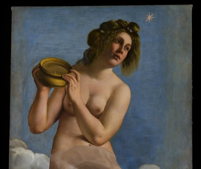 Armetisia Gentileschi, L'Allégorie de l'inclinaison, 1615, huile sur toile, La Casa Buonarroti, Florence